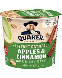 QUAKER INSTANT OATMEAL STRAWBERRIES & CREAM 1.69 OZ