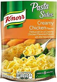 KNORR PASTA SIDES CREAMY CHICKEN FETTUCCINE IN SAUCE 4.2 OZ