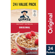 QUAKER INSTANT OATMEAL ORIGINAL VALUE PACK 24 CT