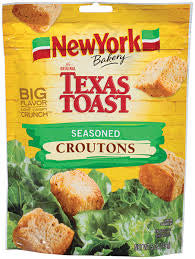 NEW YORK TEXAS TOAST SEASONED CROUTONS 5 OZ