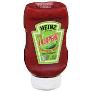 HEINZ TOMATO KETCHUP BLENDED WITH JALAPENO 14 OZ