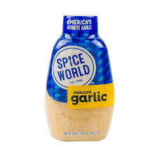 SPICE WORLD MINCED GARLIC 20 OZ