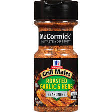 MCCORMICK GRILL MATES ROASTED GARLIC & HERB 2.75 OZ