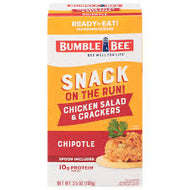 BUMBLE BEE SNACK ON THE RUN CHICKEN SALAD & CRACKERS CHIPOTLE 3.5 OZ