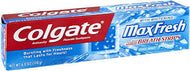 COLGATE MAX FRESH WITH WHITENING BREATH STRIPS TOOTHPASTE 7.3 OZ