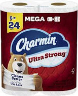 CHARMIN ULTRA STRONG MEGA ROLLS 6=24
