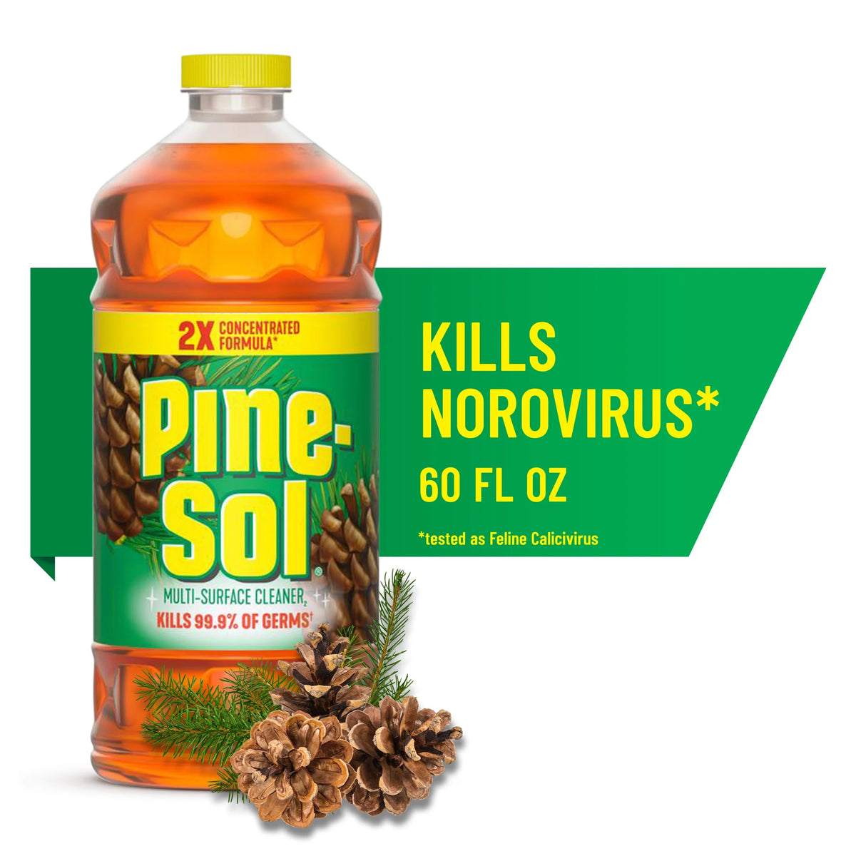 Pine-Sol 2X’s Concentrated Multi-Surface Cleaner & Disinfectant Liquid ...