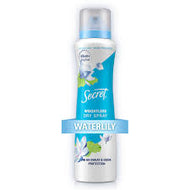 SECRET 48 HR WATERLILY & ARGAN OIL DRY SPRAY DEODORANT DRY SPRAY 4.1 OZ