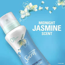 SECRET 48 HR JASMINE ALUMINUM FREE DRY SPRAY DEODORANT 4.1 OZ