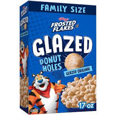 Kellogg's Frosted Flakes Glazed Donut Holes 17 oz