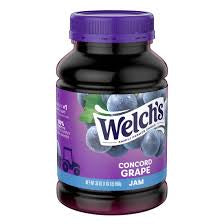 WELCH'S CONCORD GRAPE JAM 30 OZ