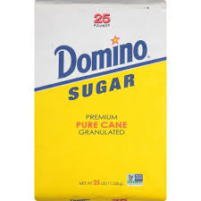 Domino Granulated Sugar Premium- 25 lb
