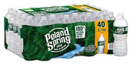 POLAND SPRING 100% NATURAL SPRING WATER 16.9 OZ 40 PACK