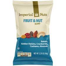 IMPERIAL NUTS FRUIT AND NUT BLEND 2.5 OZ