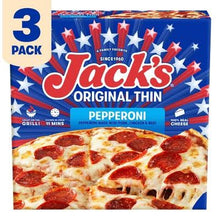 JACK'S ORIGINAL THIN CRUST PEPPERONI PIZZA 43.1 OZ 3 CT