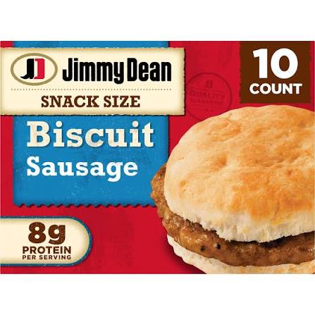 JIMMY DEAN SAUSAGE BISCUIT 17 OZ 10 CT
