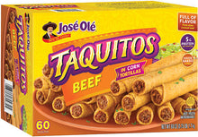 JOSE OLE BEEF TAQUITOS 60 CT 3.75 LBS
