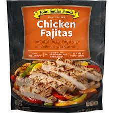 JOHN SOULES CHICKEN BREAST FAJITAS STRIPS  2 LB