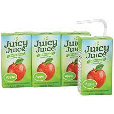 JUICY JUICE APPLE JUICE BOXES 4.23 OZ 4 CT