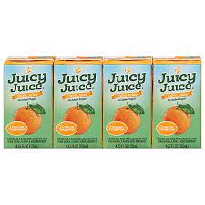 JUICY JUICE ORANGE TANGERINE JUICE BOXES 4.23 OZ 4 CT