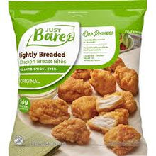 JUST BARE LIGHTLY BREADED CHICKEN BREAST ORIGINAL BITES 3 LBS