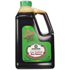 KIKKOMAN LITE SOY SAUCE (LESS SODIUM) 64 OZ #ROCK VALUE-ORDER BY  TUESDAY EVENING NOV 25 ARRIVING DEC 03 FOR DELIVERY#