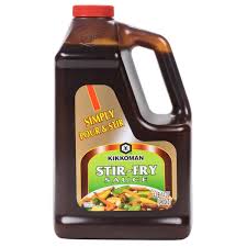 KIKKOMAN STIR FRY SAUCE 4 LBS #ROCK VALUE-ORDER BY  TUESDAY EVENING NOV 25 ARRIVING DEC 03 FOR DELIVERY#