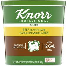 KNORR SELECT BEEF FLAVOR  BASE 2  LB #ROCK VALUE-ORDER BY  TUESDAY EVENING NOV 25  ARRIVING DEC 03  FOR DELIVERY#
