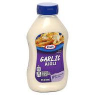KRAFT GARLIC AIOLI SAUCE 12 OZ