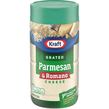 KRAFT PARMESAN AND ROMANO GRATED CHEESE 8 OZ