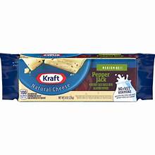 KRAFT PEPPER JACK MEDIUM CHEESE 8 OZ BLOCK CHUNK