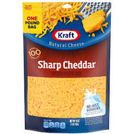 KRAFT SHREDDED SHARP CHEDDAR CHEESE  16 OZ