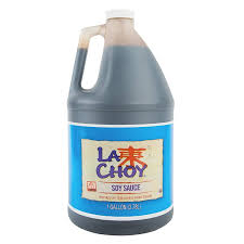 LA CHOY SOY SAUCE 1 GALLON #ROCK VALUE-ORDER BY  TUESDAY EVENING NOV 25 ARRIVING DEC 03 FOR DELIVERY#