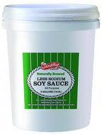 LESS SODIUM SOY SAUCE 5 GL  #ROCK VALUE-ORDER BY  TUESDAY EVENING NOV 25 ARRIVING DEC 03 FOR DELIVERY#