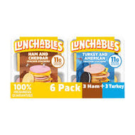 LUNCHABLES CRACKER STACKERS VARIETY PACK 6 CT #ROCK VALUE-ORDER BY THURSDAY EVENING AUG 19  ARRIVING AUG 27  FOR DELIVERY#