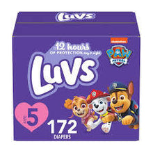 LUVS PRO LEVEL LEAK PROTECTION DIAPERS SIZE 5 172 CT (27+ LBS) #ROCK VALUE PRODUCT ORDER BY MONDAY NOV 26 ARRIVING DEC 04 FOR DELIVERY#