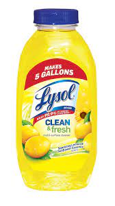 LYSOL LEMON @ SUNFLOWER MULTI-SURFACE ANTIBACTERIAL CLEANERS 10.75 OZ