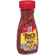 McCORMICK IMITATION BACON CHIPS 4.1 OZ  #ROCK VALUE-ORDER BY  MONDAY EVENING NOV 26 ARRIVING DEC 04  FOR DELIVERY#