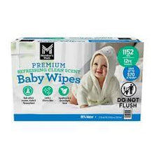 MEMBER'S MARK PREMIUM BABY WIPES, REFRESHING CLEAN SCENT 12 1152 CT #ROCK VALUE PRODUCT ORDER BY MONDAY NOV 26 ARRIVING DEC 04 FOR DELIVERY#