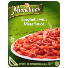MICHELINA'S SPAGHETTI WITH MEAT SAUCE 8.5 OZ