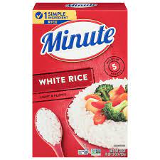 MINUTE WHITE RICE LIGHT & FLUFFY 28 OZ