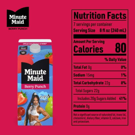 MINUTE MAID BERRY PUNCH JUICE DRINK 59 OZ