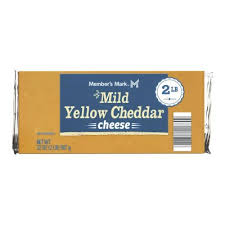 MM MILD CHEDDAR CHEESE BLOCK 2 LBS #ROCK VALUE-ORDER BY THURSDAY EVENING MAY 20  ARRIVING MAY 27  FOR DELIVERY#