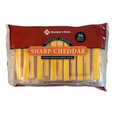 MM SHARP CHEDDAR CHEESE STICKS 36 CT #ROCK VALUE-ORDER BY THURSDAY EVENING FEB 11  ARRIVING FEB 19  FOR DELIVERY#