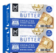 MM SWEET CREAM BUTTER UNSALTED 4-4 OZ 2 PACK 2 LB