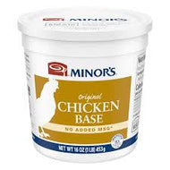 MINOR'S CHICKEN BASE NO ADDED MSG 1 LB #ROCK VALUE-ORDER BY  TUESDAY EVENING NOV 25  ARRIVING DEC 03  FOR DELIVERY#