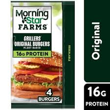 MORNING STAR VEGGIE GRILLERS VEGGIE BURGERS 9.0 OZ