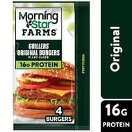 MORNING STAR VEGGIE GRILLERS VEGGIE BURGERS 9.0 OZ