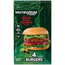 MORNINGSTAR FARMS SPICY BLACK BEAN BURGER 9.5 OZ