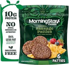 MORNINGSTAR FARMS VEGGIE SAUSAGE PATTIES 10 CT 8 OZ 6 CT